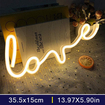 Love 2 Lampe Led Neon
