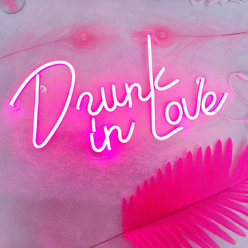 Drunk in Love Neon Led Lamp