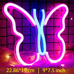 Butterfly 2 Neon Led Lamp