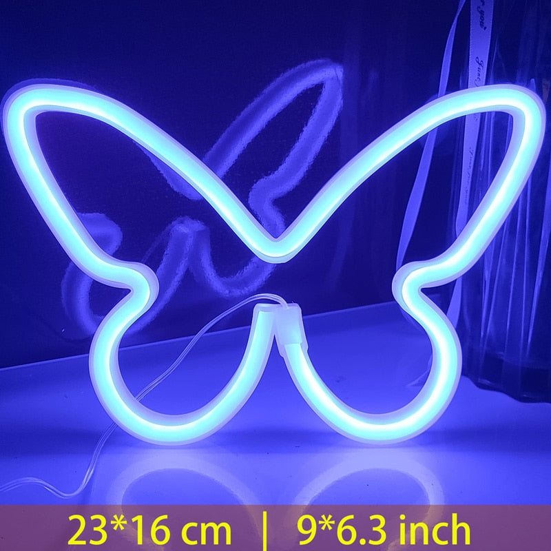 Papillon 3 Lampe Led Neon
