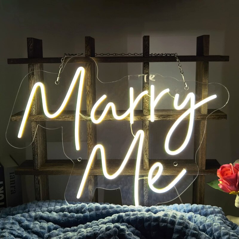 Marry Me Lampe Led Neon
