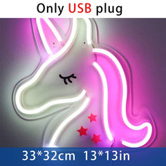 Unicorn Lamp Neon Led
