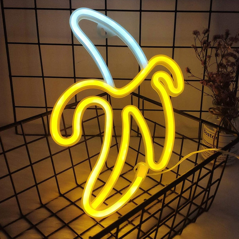 Banane Lampe Neon Led