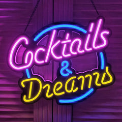 Cocktails &amp; Dreams Led Lamp