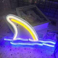 Shark Lamp Neon Led