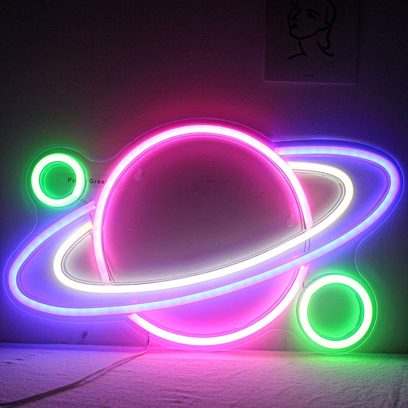 Planet Lamp Led Neon