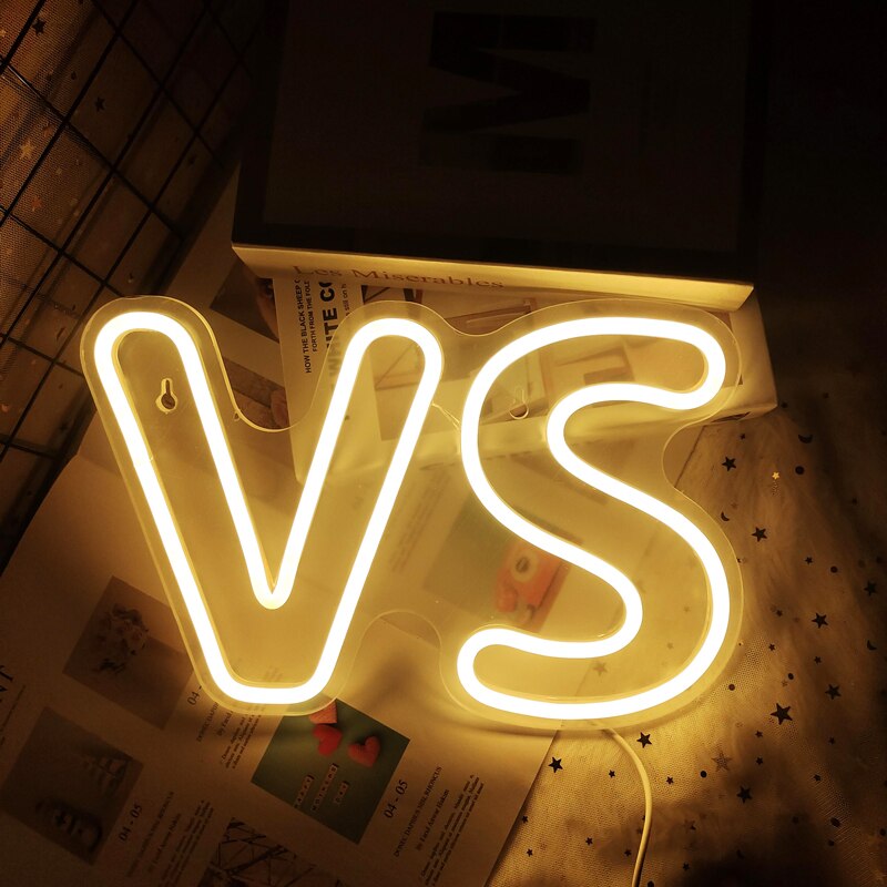 VS Versus Neon LED Lamp