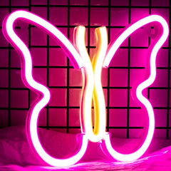 Papillon 2 Lampe Led Neon