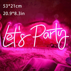 Let's Party 2 Lampe Led Neon