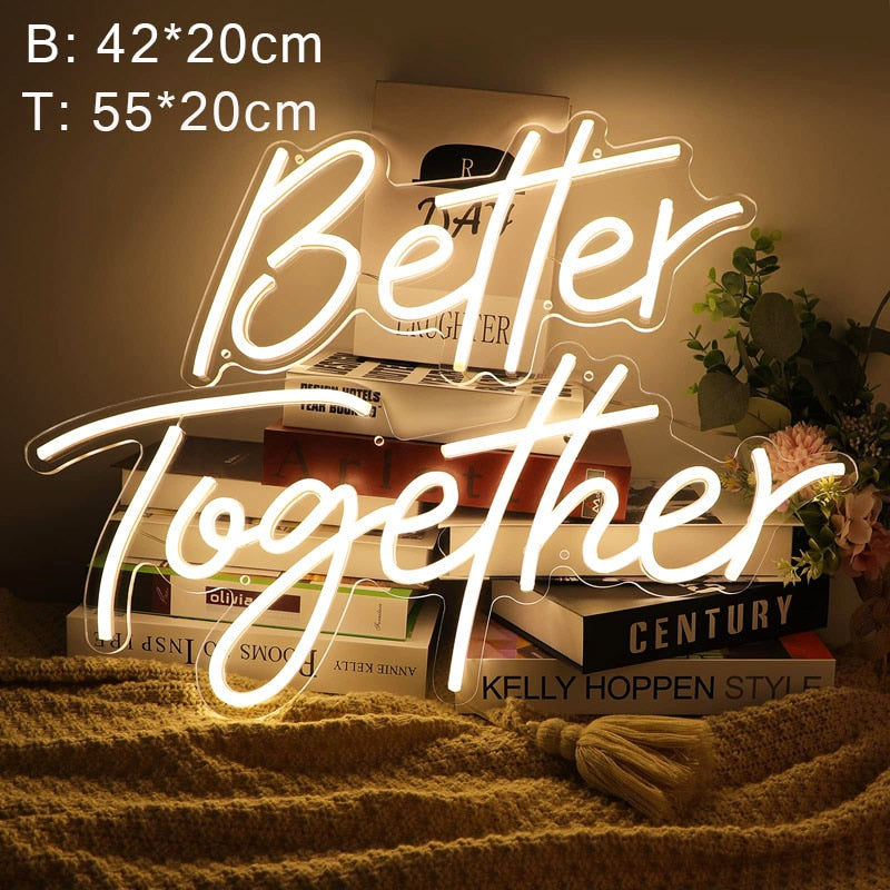 Better Together Led Neon Lamp