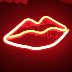 Kiss Led lamp neon