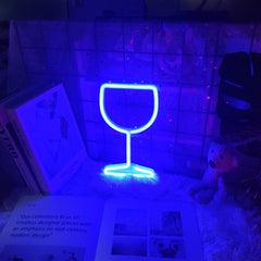 Glass Led Neon Lamp