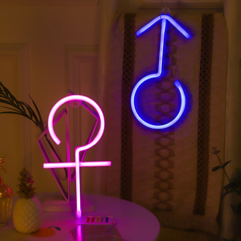 Girl Boy Led Neon Lamp