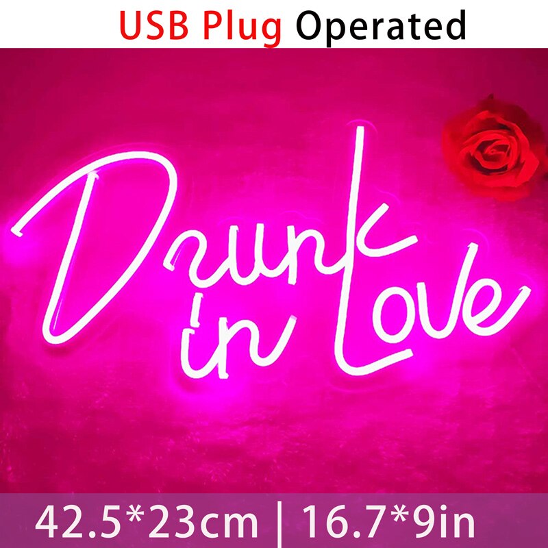 Drunk in Love Neon Led Lamp