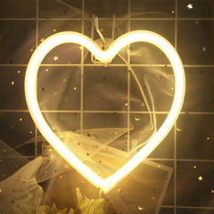 Heart Heart Neon LED Lamp