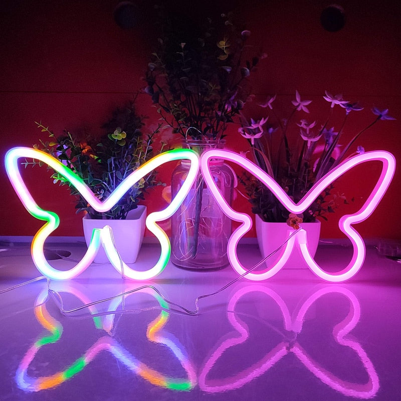 Butterfly 3 Neon Led Lamp