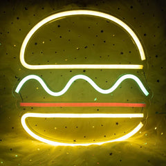 Hamburger Lampe Neon